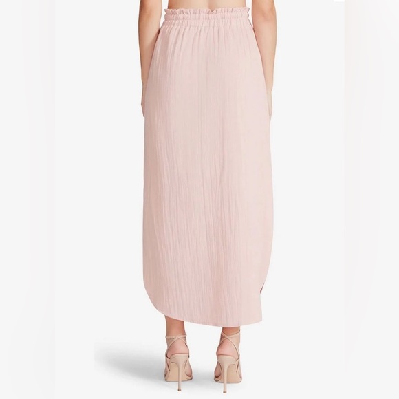 NWT BB Dakota by Steve Madden See You Later Gauze Skirt - Pale Pink - Size Small - Picture 3 of 11